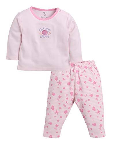 Image of BABY GO Baby full sleeve clothes set for baby Girl| Baby Cotton Dress /T-shirts pant set for baby girls