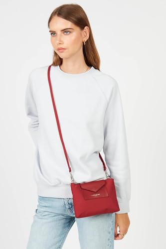 Sac trotteur Lancaster ref 51831 rouge pour ne plus s'encombrer du superflu - 2