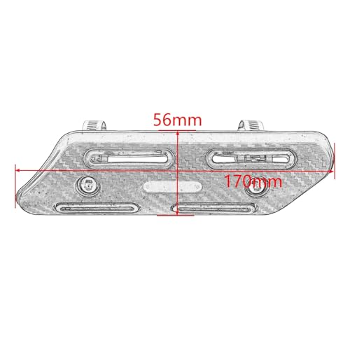 Protector térmico de escape de alta resistencia Husaberg Husqvarna FE 3