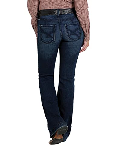 Cinch Women's Slim Fit 5-Pocket Lynden Jean - Moonlight Wash Denim 9 R3