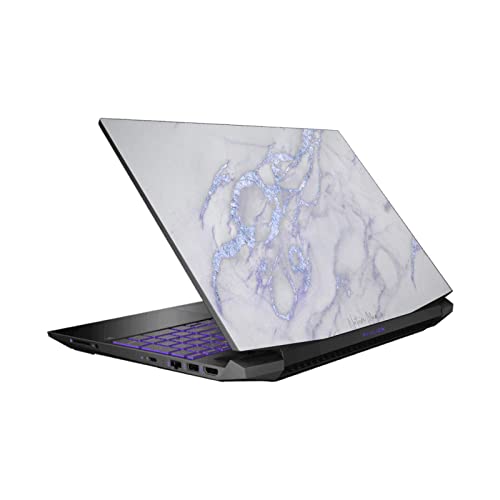 Skin Indigo Marbre pour HP Pavilion 15.6 - Autocollant de protection vinyle Head Case Designs