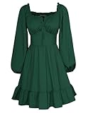 Scarlet Darkness Renaissance Costume Corset Dress for Women Off The Shoulder 2024 Fall Dresses Green L