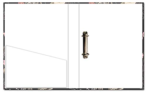 Image of Paper Plane Design 2D Folder Case, A4 Size, Ring Binder File Folder, Can Use in Office /Hospital /Banking /Account /School Documents, Bills & Certificates