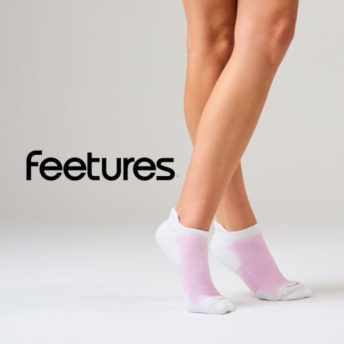 Image of Feetures High Performance Max Cushion Ankle Sock - Tab Socks for Women & Men with Heel Tab