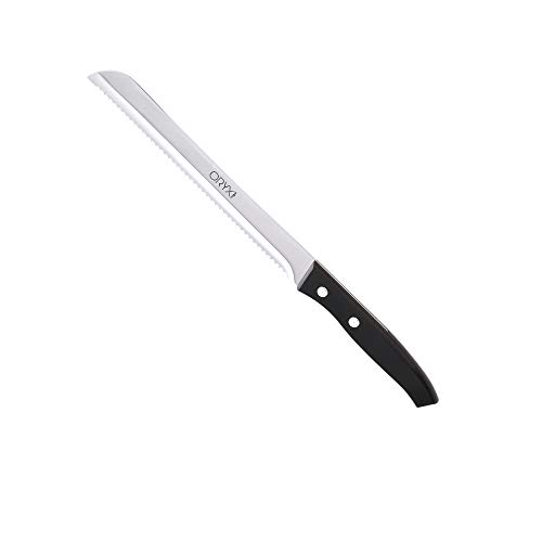Cuchillo Aspen Panero Hoja Acero Inoxidable 19 Cm. Negro