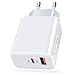 20W Ladegerät USB C Stecker für Samsung Galaxy A54 5g/A55/A14/A15/A34/A35/A33/A53/S24/S23/S22, 2 Port PD&QC3.0 Handy Ladegerät USB Typ C Schnellladegerät Netzteil Ladestecker für Pixel 8/7a, iPhone 15 Galaxy S22 5G günstig Kaufen-20W Ladegerät USB C Stecker für Samsung Galaxy A54 5g/A55/A14/A15/A34/A35/A33/A53/S24/S23/S22, 2 Port PD&QC3.0 Handy Ladegerät USB Typ C Schnellladegerät Netzteil Ladestecker für Pixel 8/7a, iPhone 15