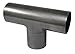 Vne T316L Stainless Steel Long Tee, Butt Weld Connection Type, 2-1/2" Tube Size - V7W-6L2.5