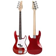 Smooths&Playable - Electric bass with AAA purpleheart fingerboard, AAA Canadian maple neck with the superior finish on the back of the neck provides a smooth fret-hand feel and combines comfort and performance, quality materials improve comfort for y...