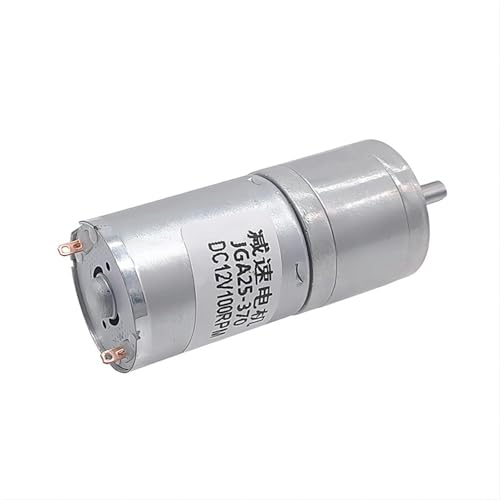 Moteur miniature CC JGA25-370 24V à faible vitesse et fort couple