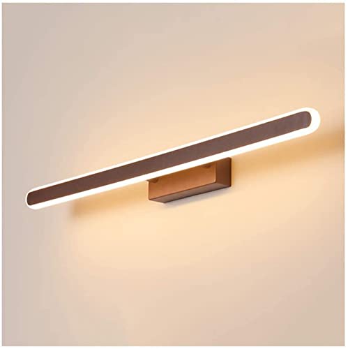 PTLYE Lámpara de Espejo Moderna Minimalista LED para baño, Tira Larga, Impermeable, antivaho, tocador, lámpara de Pared, lámpara de Espejo para baño, lámpara de Pared para decoración del hogar, lá