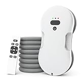 EAEGE Fensterreinigungsroboter, Automatischer Fensterreiniger Roboter mit Dual Spray, Kantenerkennung, Intelligente Wegplanung, 3000pa Starke Saugkraft, Anti-Drop-Schutz