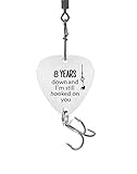 8th Wedding Anniversary Fishing Lure Gifts for Men 8 Year for Him 8th Year Wedding Anniversary...