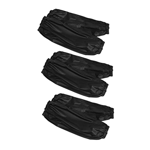 Alipis Elastic Pvc Waterproof Sleeves 3 Pairs Oilproof Arm Protectors for Kitchen Cleaning Home Work Oversleeves