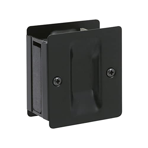 Cerradura para puerta corredera Delaney para pasillos y clósets acabado en bronce aceitado miniatura 1
