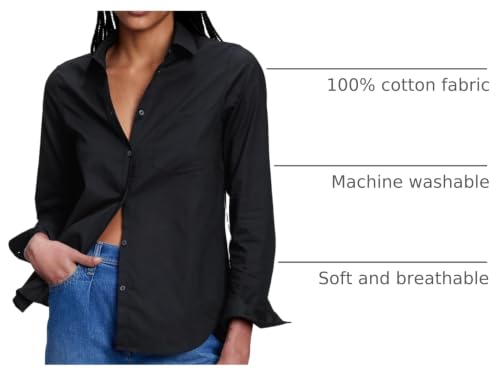 GAP Womens Classic Shirt True Black S by GAP - Used condition - US$18.01