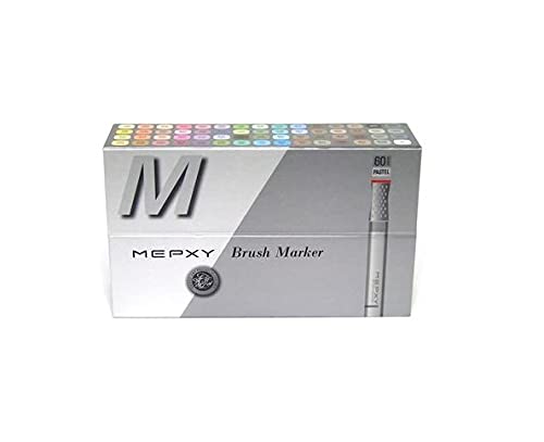 Mepxy Design Marker 60色セット MEPXY デザインマーカー 60色セット パステル | ゆめ画材