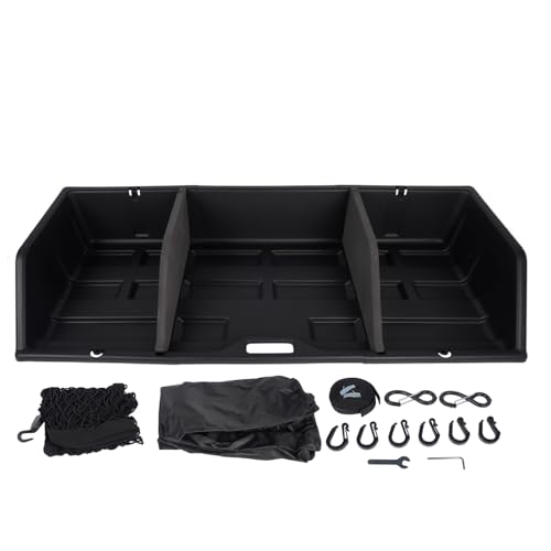 52” Truck/SUV Cargo Box Organizer, Storage Bin with Net...