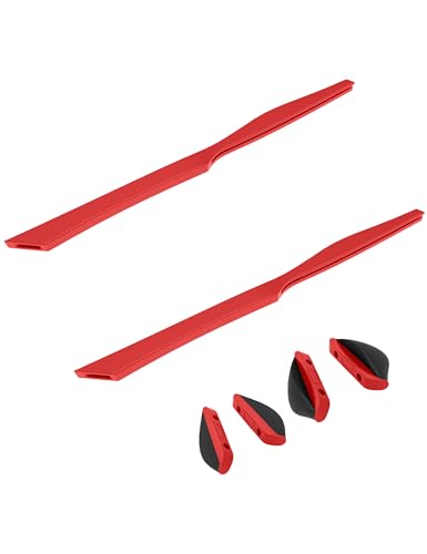 Image of SAUCER Replacement Nose Pieces Pads & Earsocks Temple Sleeve Rubber Kit for Oakley Chainlink | Chainlink Asian Fit Sunglass