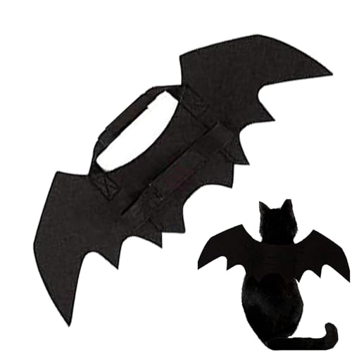 Alas De Murciélago para Gatos   Disfraces De Halloween para Gatos,Ropa de Disfraz de Fieltro para Mascotas para Halloween Disfrazar Gatito Perrito Perros Pequeños Decoraciones de Fiesta