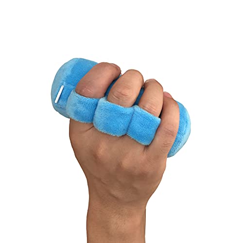 Palm Grip Finger Contracture Cushion with Finger Separator for Contractures, Palm Cone Hand Therapy to Prevent Skin Breakdown