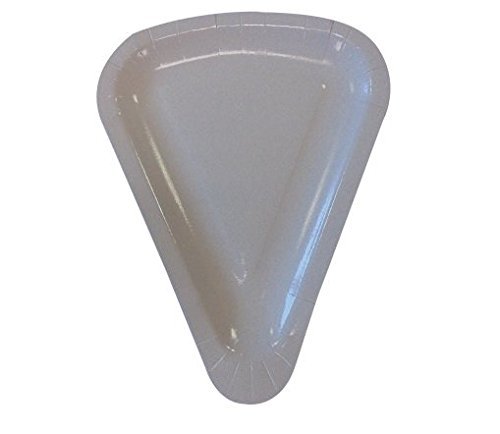 Piatto Triangolare TRANCIO Pizza Piccolo in CARTONCINO da ASPORTO Vassoio Carta per Alimenti Paper CABARE' 1/8 SPICCHIO