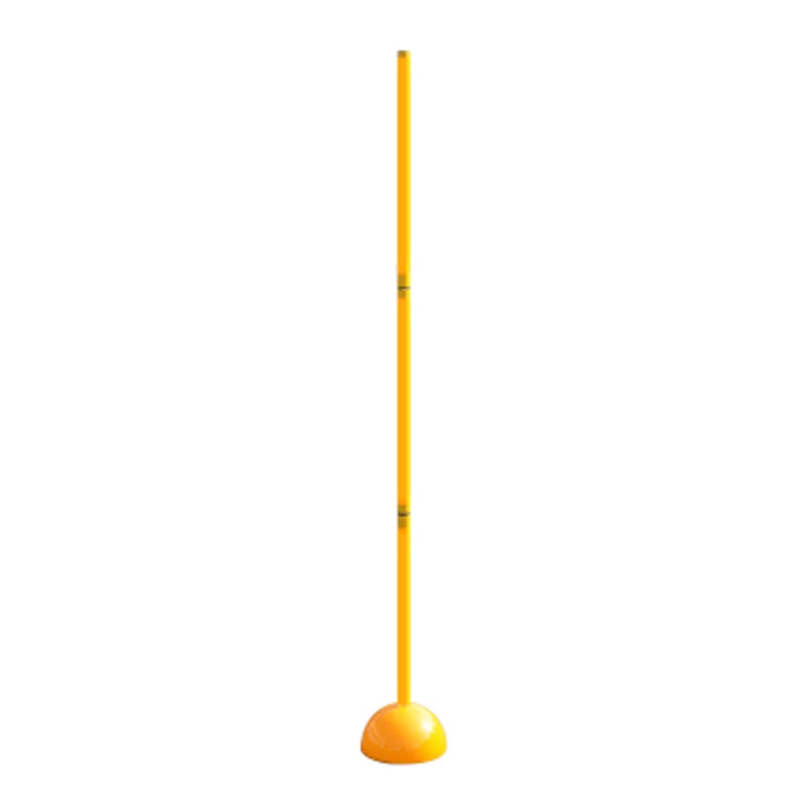Paletto per Porta da Calcio, Strumento di Allenamento, Cartello, Segnalatore di Ostacoli, Asta E Base, 3 Set