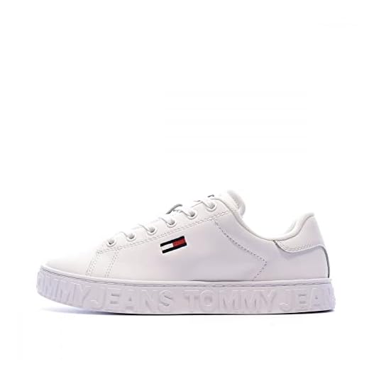 Tommy Hilfiger Dam Cool Tommy Jeans Sneaker, Vitt, 42 EU