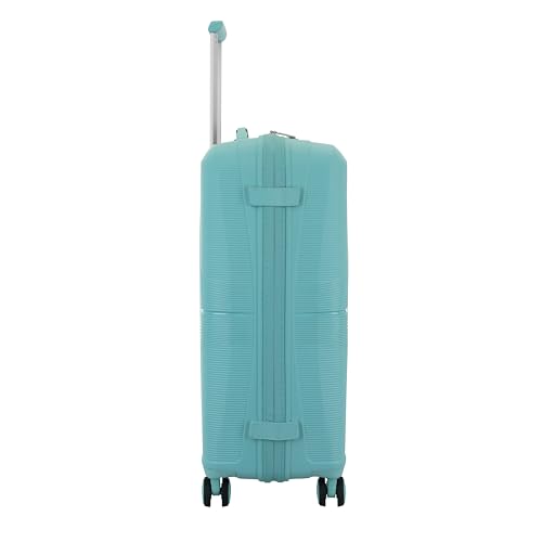 Image of American Tourister AIRCONIC2.0 SP 77 cm Meidum Check-in Polypropylene (PP) Hard 8 Wheels Spinner Luggage /Suitcase /Trolley Bag for Travel (Purist Blue)