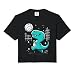 Cute T-Rex Dinosaur Playing Volleyball Funny Design Comfort Colors Crop Top