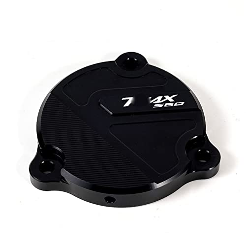 Cubierta de aluminio para marco de Tmax 560 Tech MAX con acabado mecanizado premium en negro 3