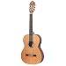 Ortega Family Series 7/8 Size Left-Handed Nylon-String Classical Guitar with Pro Gig Bag, Natural Cedar (R122-7/8-L)