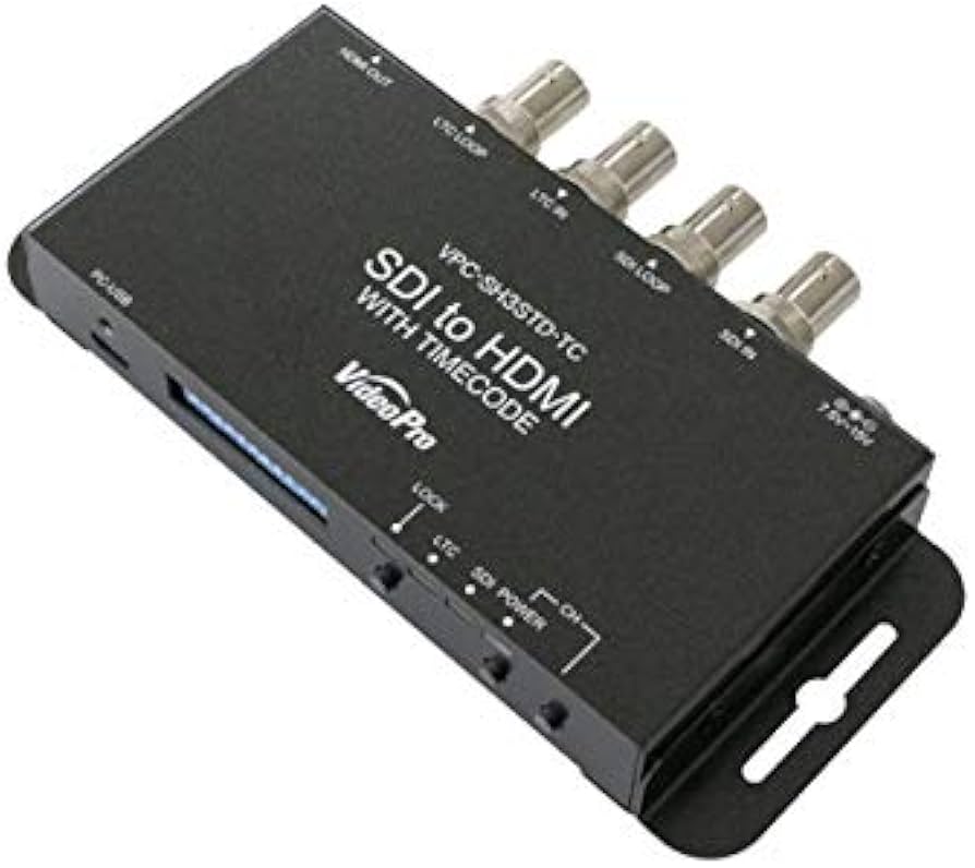 Amazon | VideoPro ビデオプロ タイムコード表示機能付き SDI to HDMI Amazon | VideoPro ビデオプロ タイムコード表示機能付き SDI to HDMI