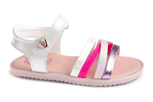 Sandales Plates Pablosky Quilate 443408 chaussures d'été en cuir pour fille