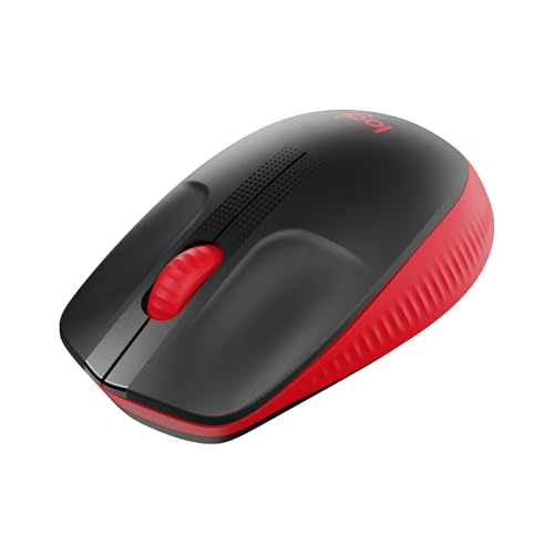 Logitech 910-005908 Ratón Inalámbrico, Rojo, Tamaño único