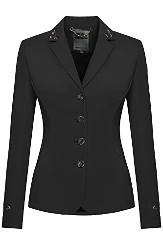Veste de tournoi Taylor Chic équitation femme noire veste de concours taille 38 40