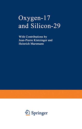Oxygen-17 and Silicon-29 (NMR Basic Principles and Progress) view 2