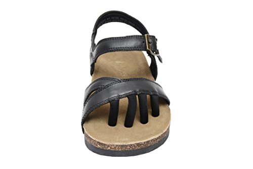 Wellrox Women's Santa Fee-Maddie Black Casual Sandal 7