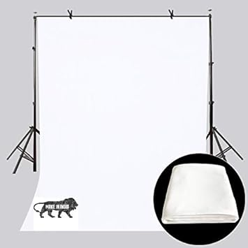 VTS 8FT x12 FT White LEKERA Ultra Thick Backdrop Background Photo Light Studio Photography Background,0% Transpiracy (White)