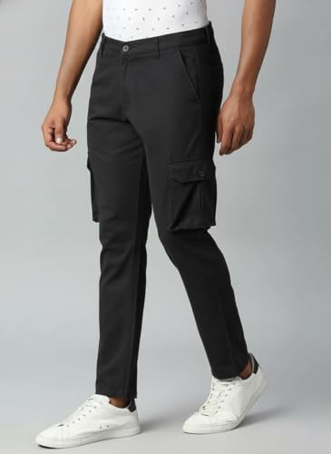 Image of Leriya Fashion Cargo Pants for Men | Pure Cotton Cargo Pant for Men | Button Waist Pant Premium Cotton Casual Trouser | 6 Pocket Pants for Man Cargo Comfortable All-Day (Also Available in Plus Sizes)