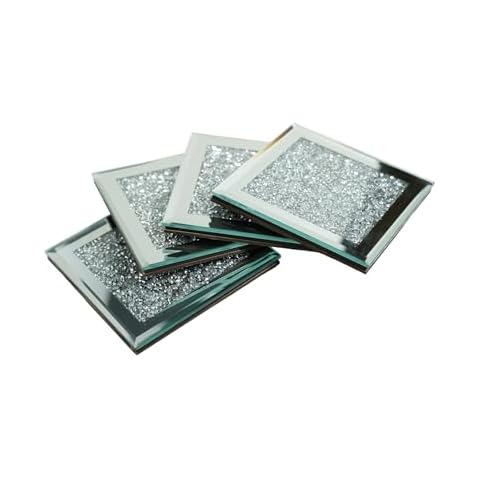 SERENA'S Crushed Diamond Crystal Coasters Set Cover
