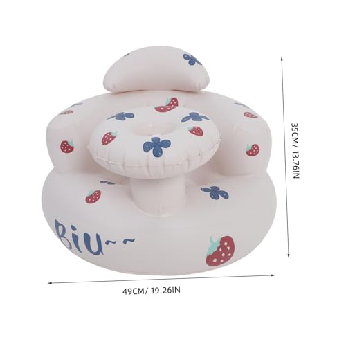 Chaise gonflable bébé Abaodam anti-basculement avec dossier surélevé