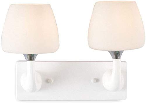 Lámpara de pared de resina con pantalla de vidrio que difumina la luz