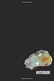  Notebook: Opal Crystal Gemstone Journal Cahier: 6 x 9 120 Page Lined Notebook for Notes, Ideas, Observations