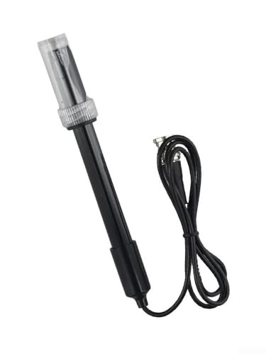 Oniissy Sensor de electrodo de pH de grado de laboratorio con conector BNC para acuarios y peceras, rango de 0.00-14.00PH, compatible con la mayoría de medidores y controladores de pH