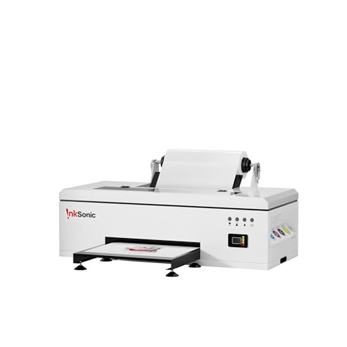 Image of InkSonic A3 R1390 DTF Printer T-Shirt Printing Machine Bundle, 13 inch Print Width Apparel Printer, Direct to Film Heat Transfer, Commercial Custom Printing, T-Shirt Maker for Clothes Design