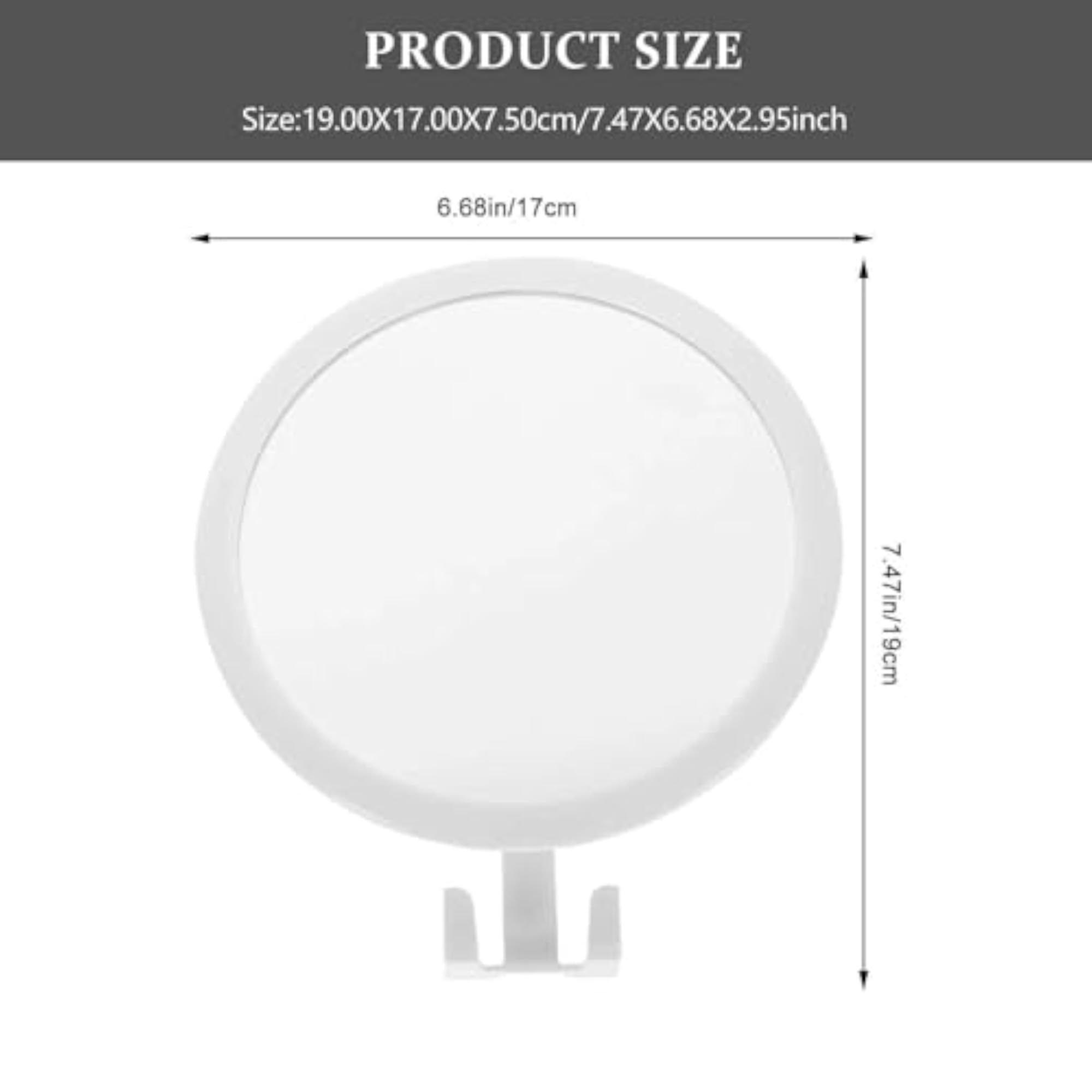 Suction Cup Shower Mirror for Shaving
