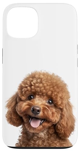Happy Brown Miniature Poodle Case for iPhone 13