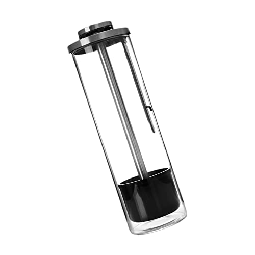 Glass Straw Dispenser Devices Utensil Caddy Organizer Decoration with Lid Chopsticks Holder for Long Straws Chopsticks Countertop Flatware