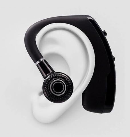 Bluetooth 5.0 Earpiece Wireless Headset Noise Cancelling Driving Trucker Ear.Buds
