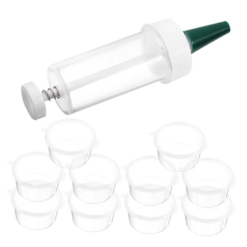 FUNOMOCYA Kunststoffsämaschine Gartenzubehör Sämaschine Für Zuhause Manuelle Sämaschine Mit Spender Für Kleine Pflanzen Gartensämaschine Spender